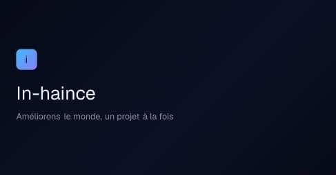 In-haince — Platform Hub